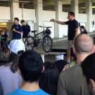 A bicycle is auctioned off at the fall ˽̳ Davis bike auction.