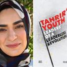 Rusha Latif headshot, ˽̳ Davis, and "Tahir's Youth" book cover