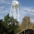 The ˽̳ Davis Water tower over the Arboretum